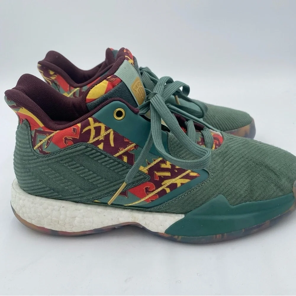 Adidas T-Mac Millennium Collegiate Green‎ Gold Basketball Shoes FW8548 Mens 6.5